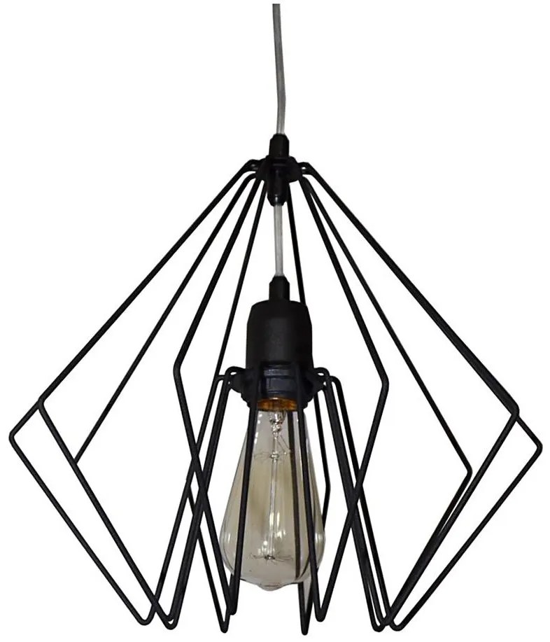 Lampadario a sospensione con filo GIZA 1xE27/15W/230V