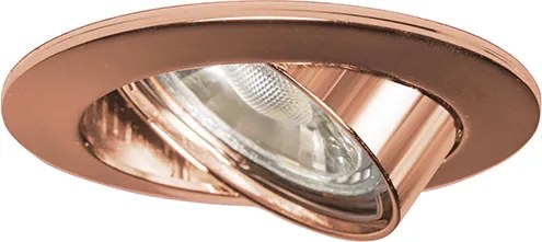 Faretto da incasso Smart orientabile rame con Wifi GU10 - Edu