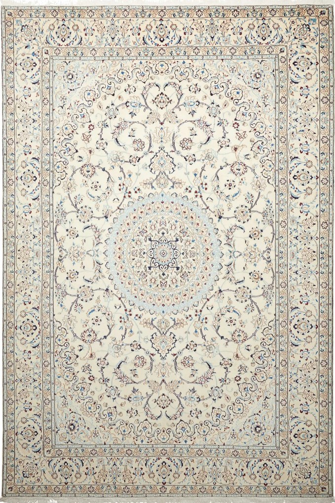 Nain Tappeto persiano 300x200 Beige (Iran) Annodato A Mano