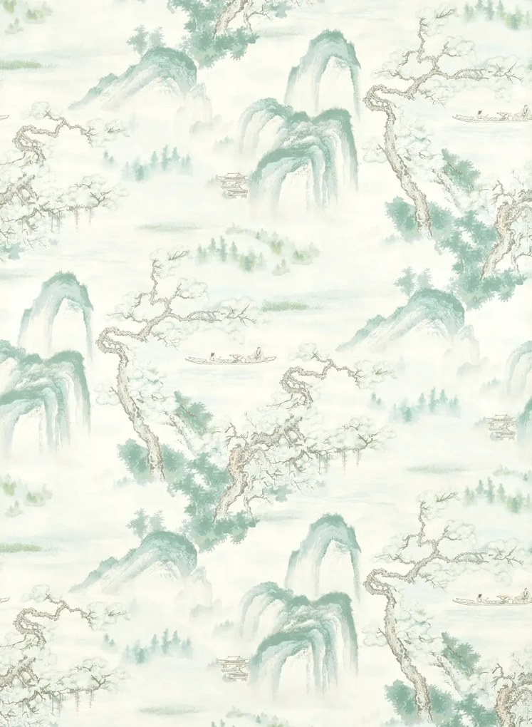 Zoffany Tapete Floating Mountains - Mineral