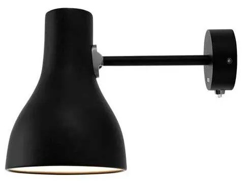 Anglepoise - Type 75 Applique da Parete Jet Black Anglepoise