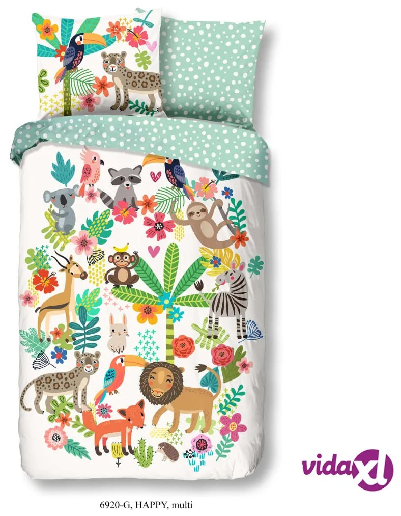 Good Morning Copripiumino per Bambini Happy 140x200/220 cm