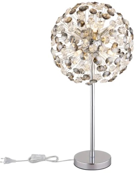 Globo 64135TC - Lampada da tavolo LED KATRINA 8xG9/3,5W/230V cromo lucido