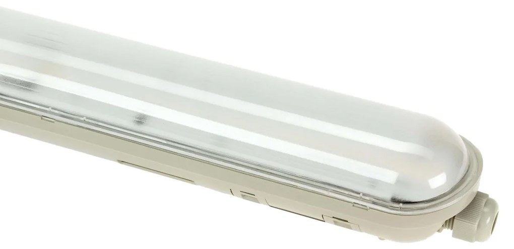 Plafoniera LED 120cm 38W 5.900lm (155lm/W) Certificato PZH Colore Bianco Naturale 4.000K