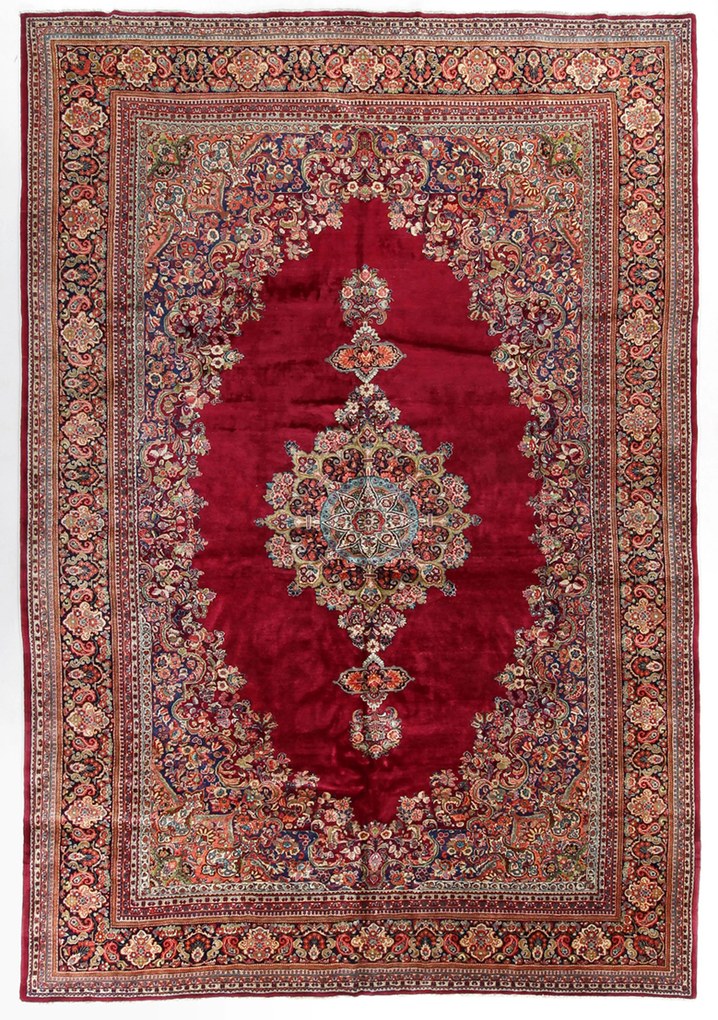 Sarouk Tappeto 490x330 (Iran) Annodato A Mano