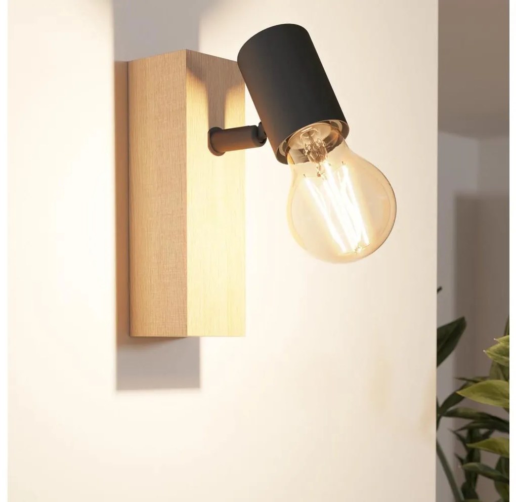 Eglo 98111 - Luce Spot da parete TOWNSHEND 3 1xE27/10W/230V