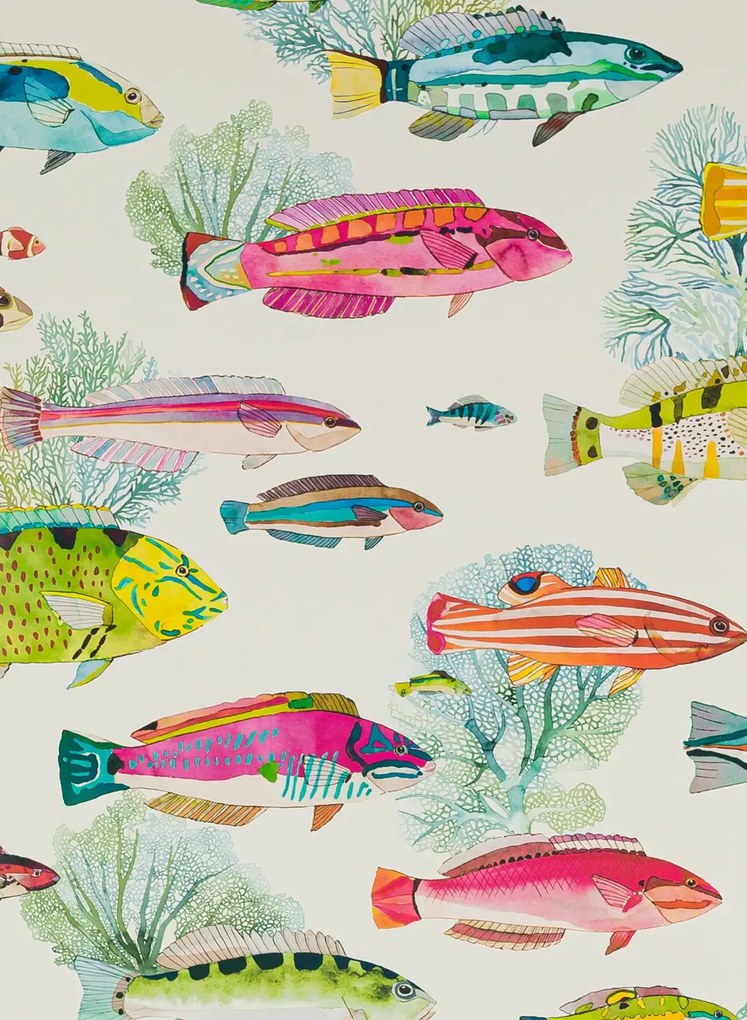Manuel Canovas Carta da parati Fidji - Corail