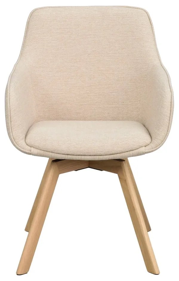 Set di sedie da pranzo beige in imbottito 2 pz Alison – Rowico