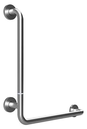 Maniglione di sostegno 63x68 cm acciaio inox/argento