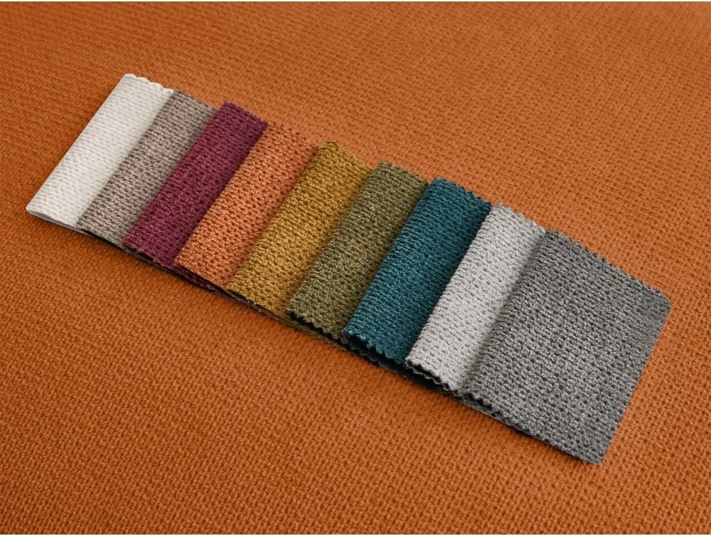 Divano arancione allungabile 214 cm Ernest – Bobochic Paris