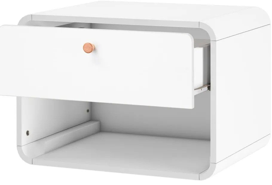 Comodino sospeso bianco Cassie - Støraa