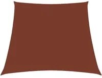 Parasole a Vela in Tela Oxford a Trapezio 2/4x3 m Terracotta 135406