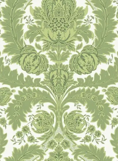 Coleridge - Designtapete von Cole & Son - Green & Ivory