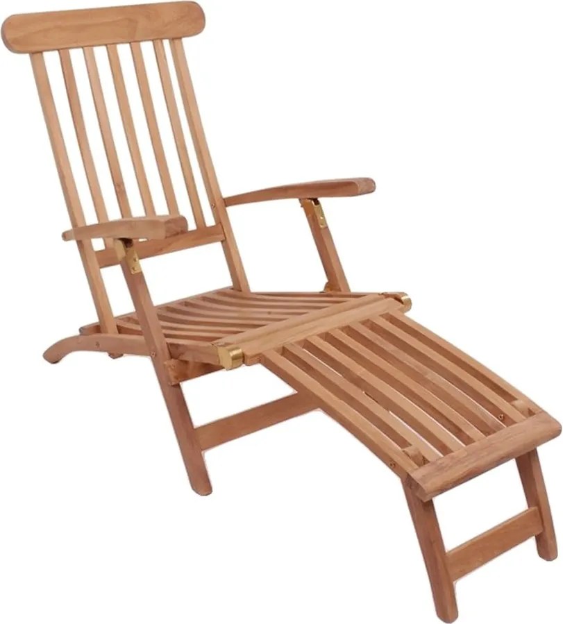 Sedia a sdraio in legno di teak Arrecife - House Nordic