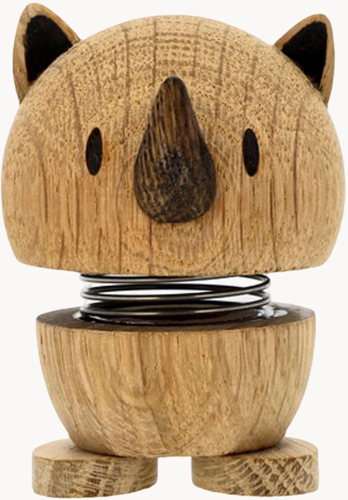 Oggetto decorativo in legno di quercia Rhino