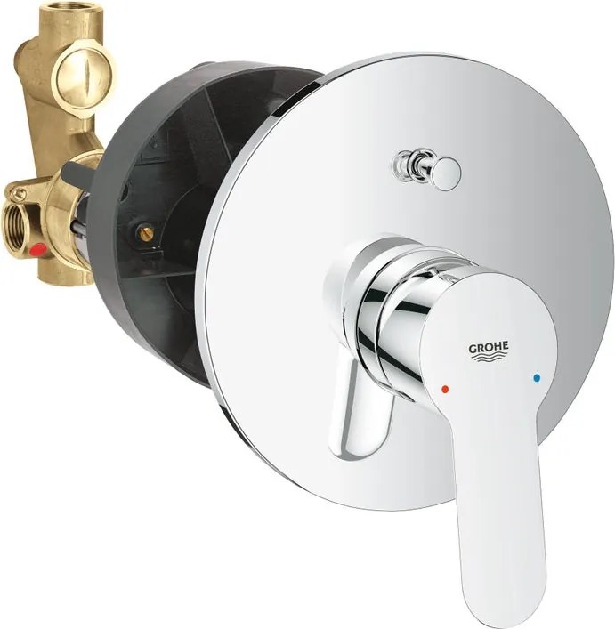 Rubinetto per doccia ad incasso monocomando BAUEDGE argento lucido GROHE