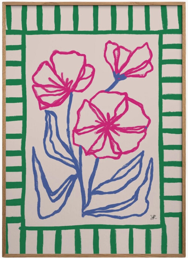 Stampa digitale incorniciata Målfrid