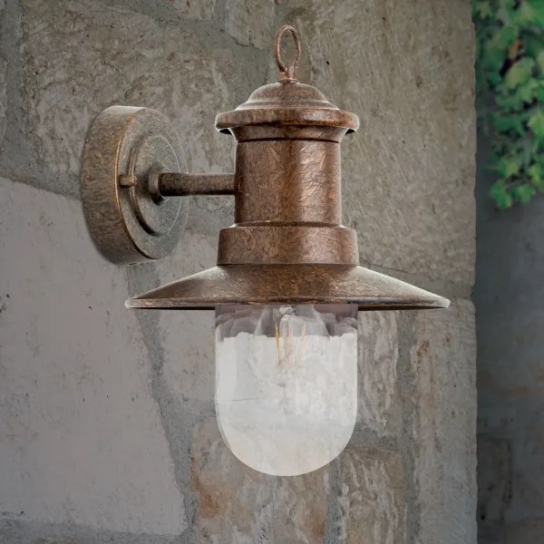 Orion AL 11-1205 - Applique da esterno LEONIE 1xE27/60W/230V IP44 bronzo