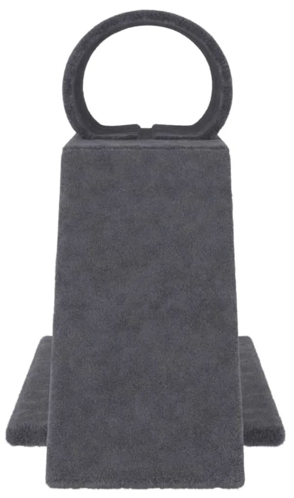 Pali tiragraffi gatti tunnel e scaletta grigio scuro 55,5 cm
