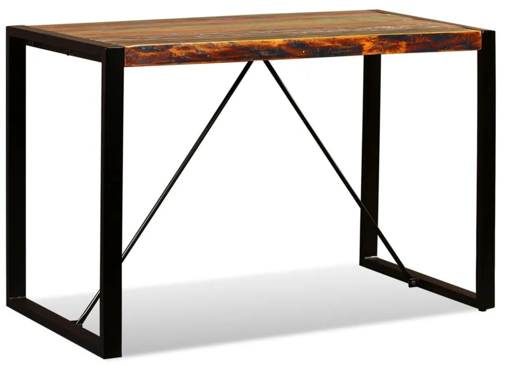 Tavolo da pranzo in legno massello anticato 120cm
