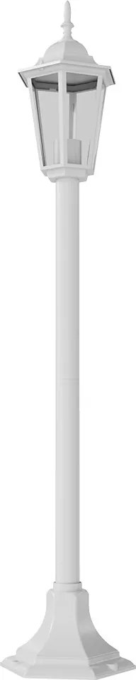 Paletto Lanterna Vintage 100cm E27 IP54 Bianco - Serie Tosca