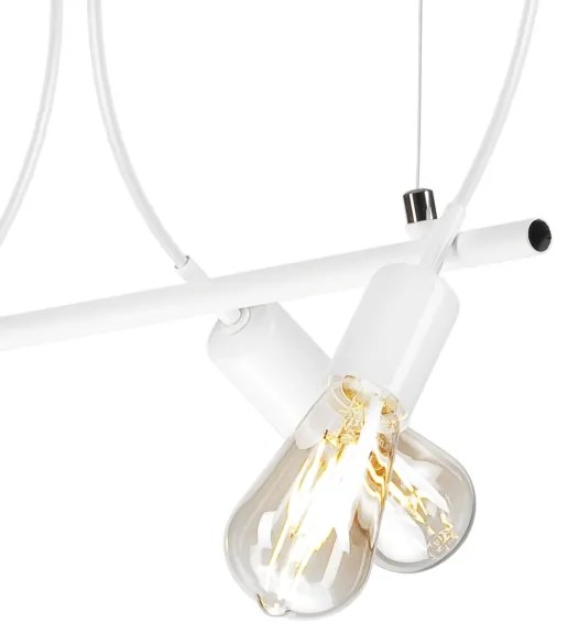 Lampadario su corda TARO 3xE27/60W/230V bianco