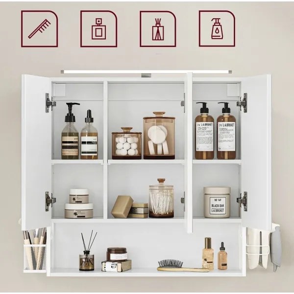 Mobile da bagno con specchio SKY bianco