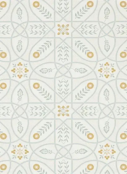 Morris & Co Carta da parati Brophy Trellis - Ivory/ Sage