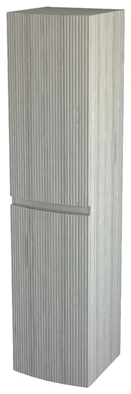 Armadietto bagno a terra Vague BADEN HAUS 2 ante P 38 x L 40 x H 170 cm rovere sbiancato