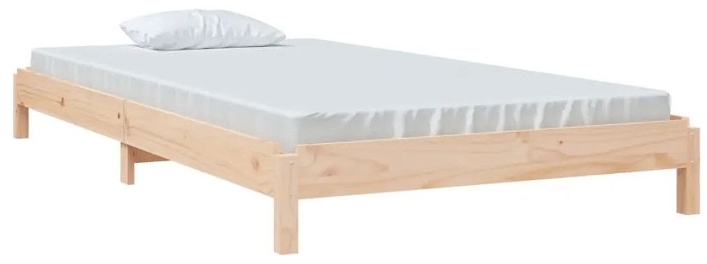 Letto Impilabile 90x200cm in Legno Massello di Pino