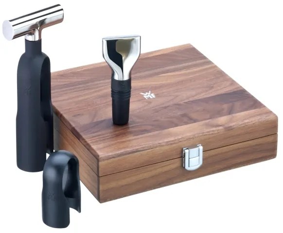 WMF - Set per sommelier, 3 pezzi, noce