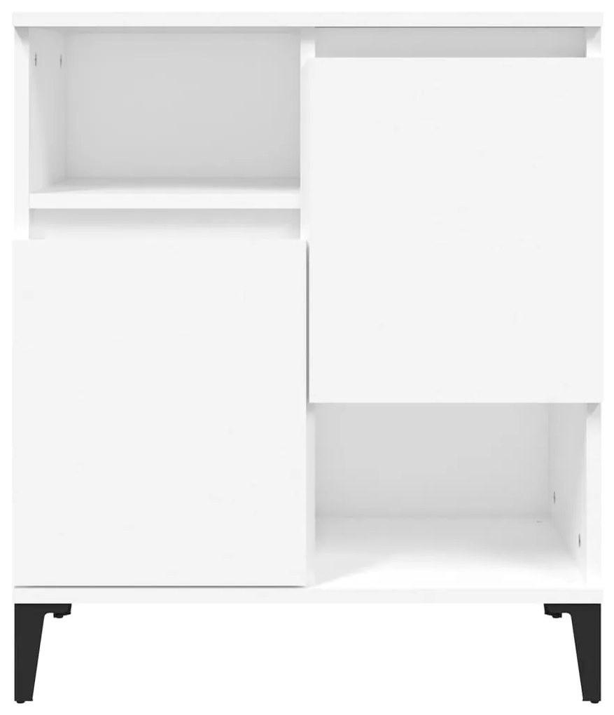 Credenza Bianca 60x35x70 cm in Legno Multistrato