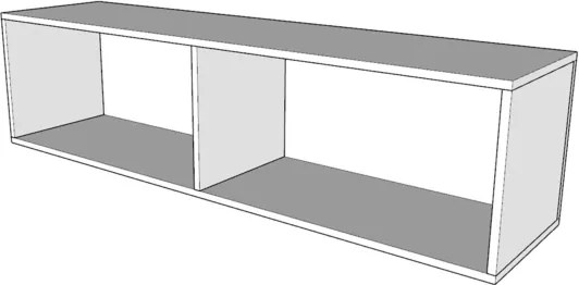 Parete soggiorno Isoka A14 L.214 H.174 P.39,5 Bianco e Quercia