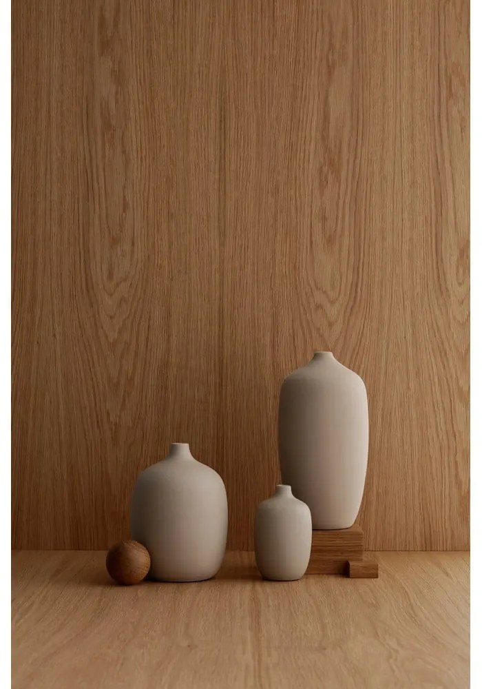 Vaso artigianale in ceramica beige Nomad - Blomus