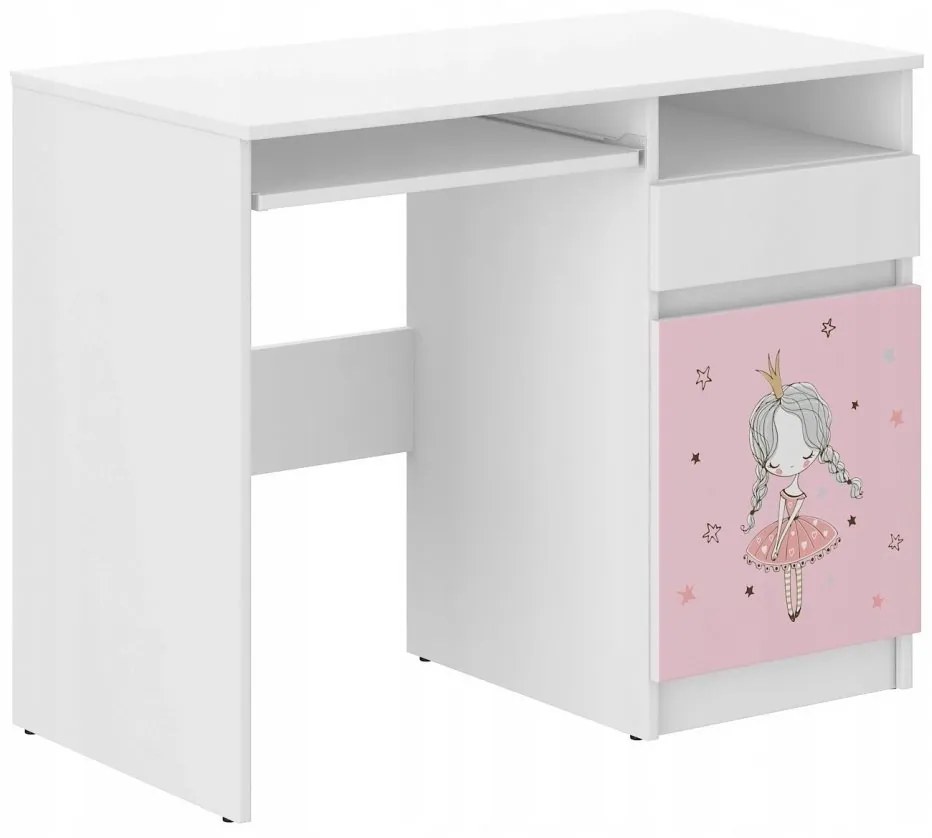 Scrivania per bambini con principessa 76x50x96 cm