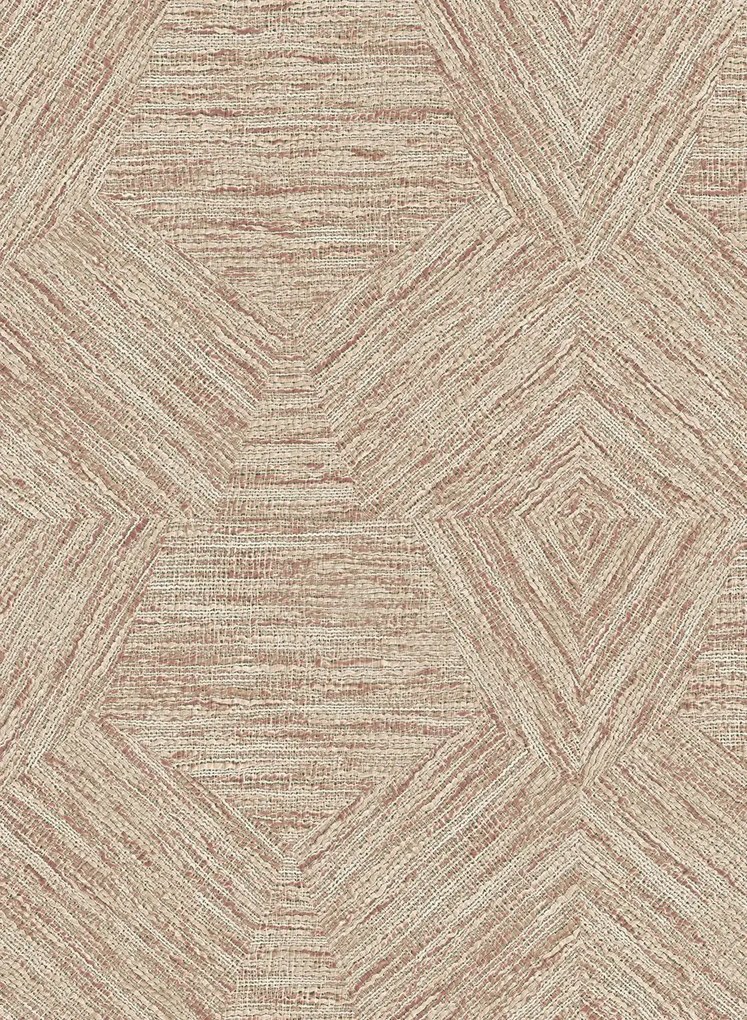 Arte International Tapete Pentagono - Maroon