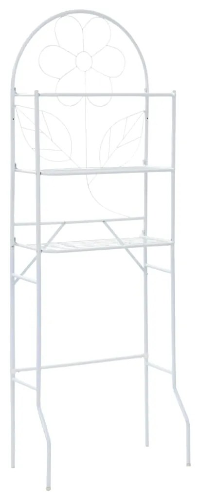 Scaffale Da Bagno Bianco 60x33x174 Cm /