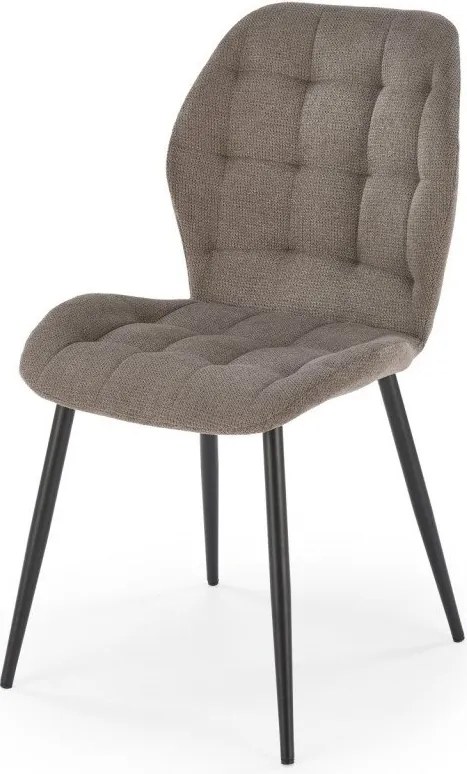 Sedia K548 tessuto grigio H84 cm