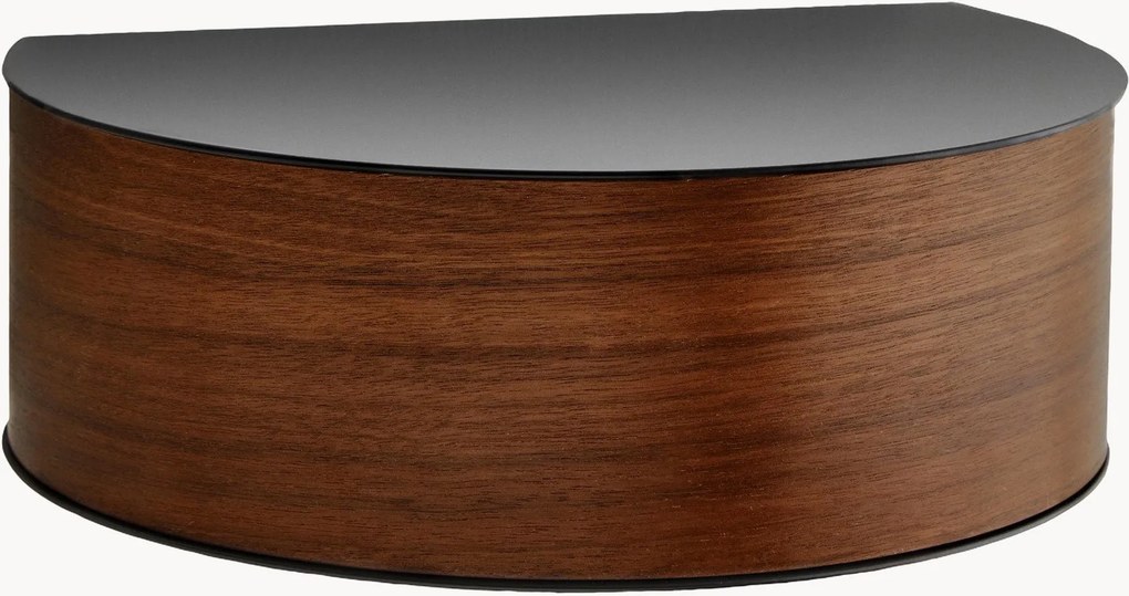 Set di 2 comodini da parete in legno con cassetto Wallie