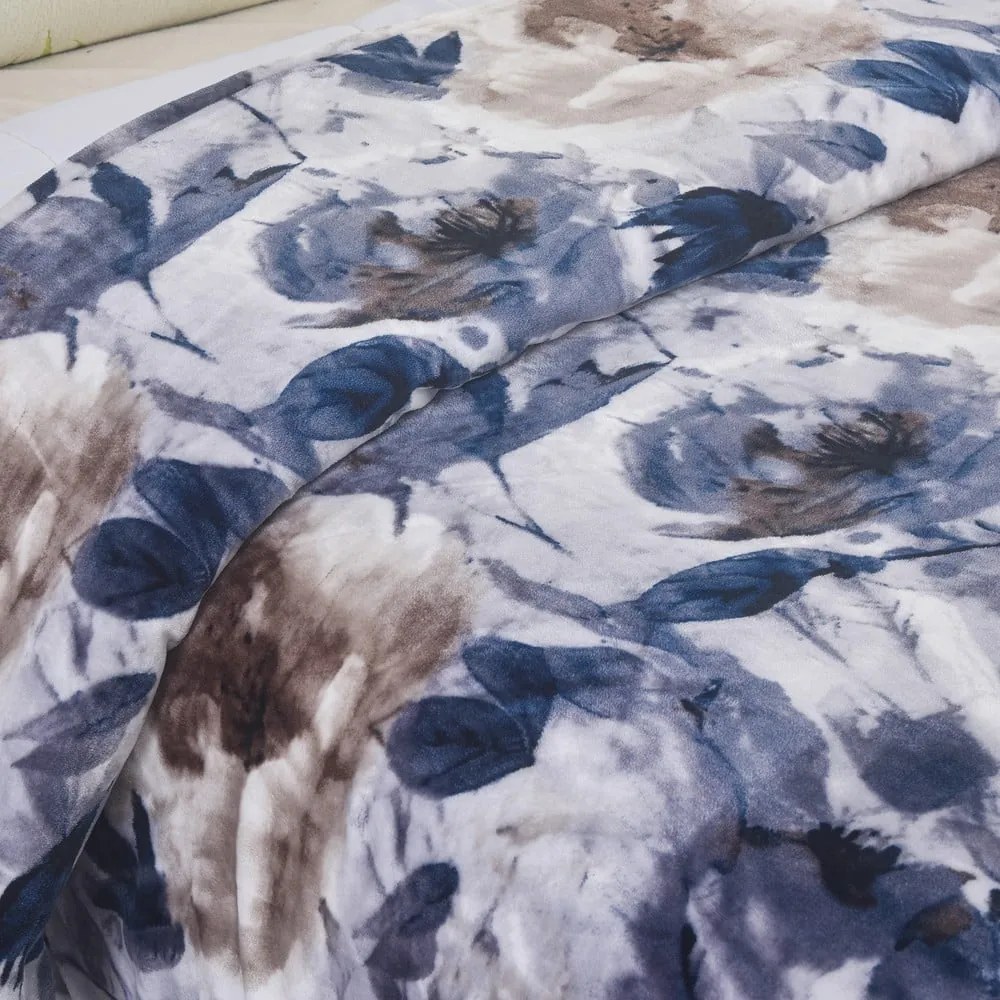 Set copripiumino e federa viola in micropile per letto singolo 140x200 cm Riana – My House