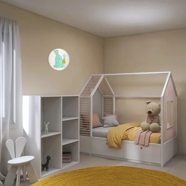 Rabalux 71279 - Plafoniera per bambini FLAPPY 2xE27/60W/230V