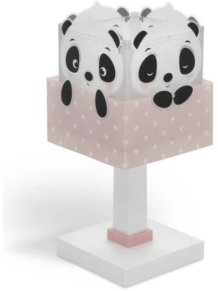 Dalber 63161S - Lampada per bambini PANDA 1xE14/40W/230V rosa