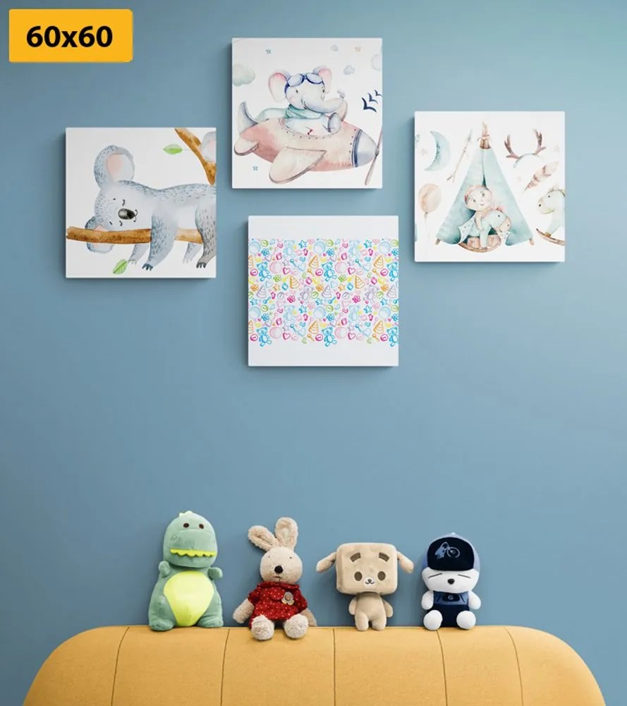 Set di quadri – Per bambini in colori splendidi