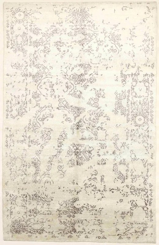 Nepal Tappeto 150 x 240 Beige (Indian) Annodato A Mano