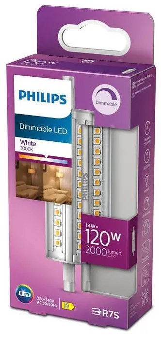 Lampadina LED dimmerabile Philips R7s/14W/230V 3000K 118 mm