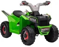 Mini Quad Elettrico per Bambini 6V Verde Grigio e Nero