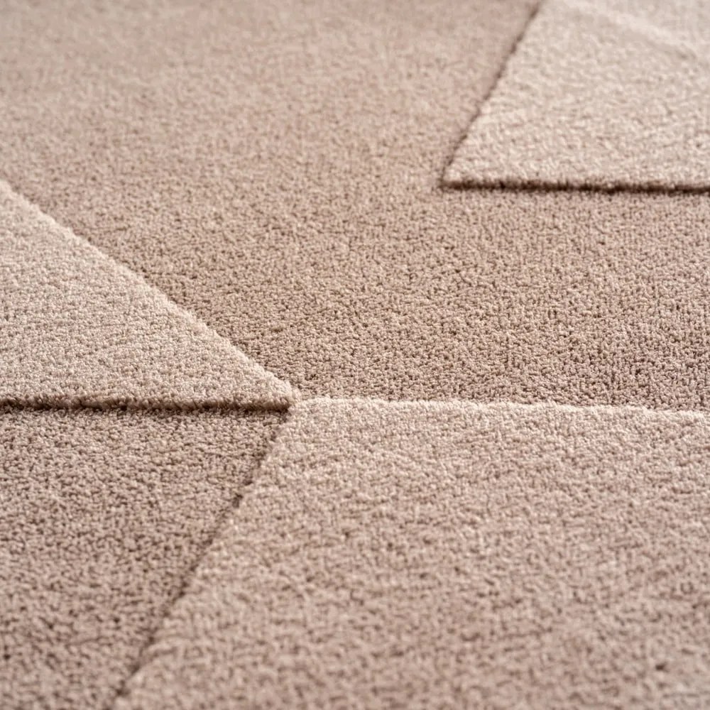 Tappeto marrone chiaro lavabile 240x340 cm Pompei 1613 – Ayyildiz Carpets