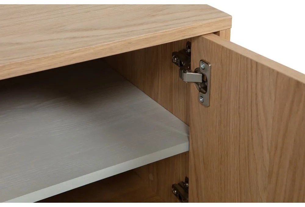 Tavolo TV modulare in rovere naturale 110x44 cm Modulair - vtwonen