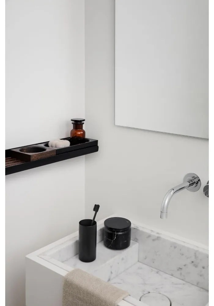 Mensola da bagno in metallo nero, lunghezza 71 cm Modo - Blomus