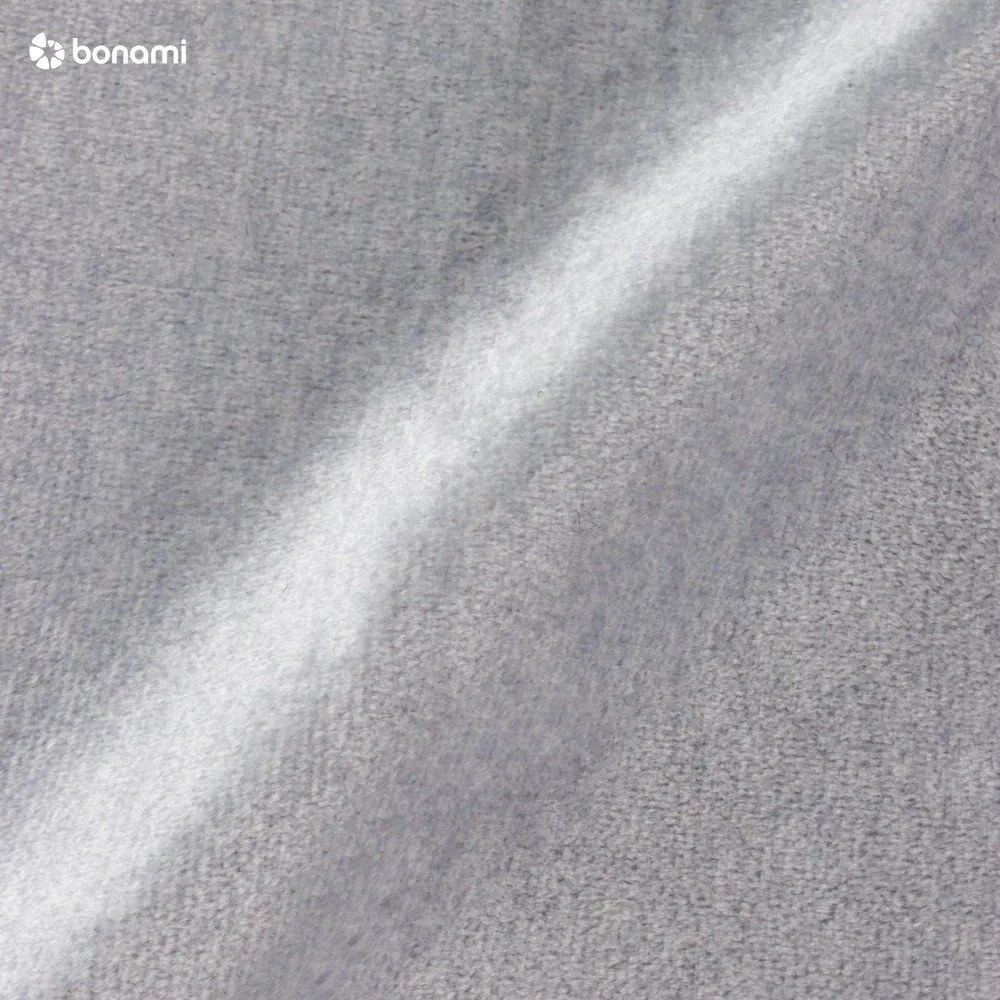 Letto matrimoniale imbottito grigio chiaro con contenitore con rete inclusa 180x200 cm Lamica – ELTAP